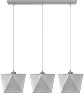 Lampy sufitowe - Helam Żyrandol ADAMANT 3xE27/60W/230V szary - miniaturka - grafika 1