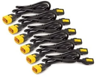 APC AP8704S-WW 6szt kabli C13 - C14, 1,2m zabezp. - Akcesoria do serwerów - miniaturka - grafika 3