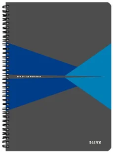 Leitz Kołonotatnik Office Card A4 w linie nieb KZK1049 - Notesy i bloczki - miniaturka - grafika 2