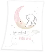 Koce i narzuty dla dzieci - Herding Koc dziecięcy Little Bunny, 75 x 100 cm - miniaturka - grafika 1