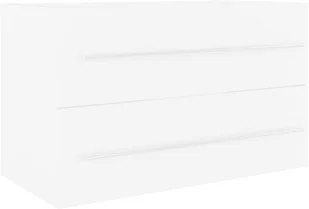 VidaXL Lumarko 2-częściowy zestaw mebli łazienkowych, biały, płyta wiórowa! 804836 VidaXL - Meble łazienkowe - miniaturka - grafika 11