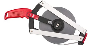 BMI Taśma pomiarowa WEISSLACK 100 m ERGOLINE CM/BF 16 100 22 - Poziomice, łaty, miary - miniaturka - grafika 4