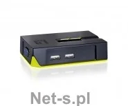 LevelOne 4-Port USB KVM Switch (Black Edition) KVM-0222 - Przełączniki KVM LevelOne 4-Port USB KVM Switch (Black Edition) KVM-0222 - Przełączniki KVM - miniaturka - grafika 3