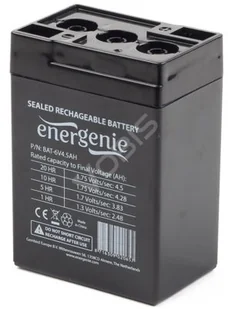 Gembird Akumulator uniwersalny 6V/4.5Ah BAT-6V4.5AH - Baterie do zasilaczy awaryjnych UPS - miniaturka - grafika 4