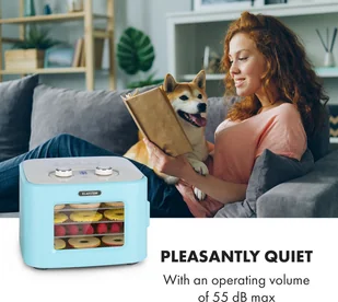 Klarstein TK3G-TuttiFrutti-Blu - Suszarki do grzybów, owoców i warzyw - miniaturka - grafika 4