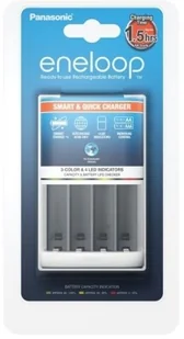 Panasonic Ładowarka Eneloop BQ-CC55 BQ-CC55E - Ładowarki i akumulatory - miniaturka - grafika 2