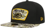 Czapki damskie - New Era Czapka 59Fifty Green Bay Packers by czarny, 7 1/8 (56,8 cm) - miniaturka - grafika 1