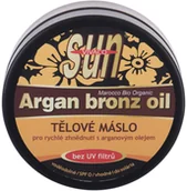 Balsamy i kremy do opalania - Vivaco Vivaco Sun Suntan Butter Argan Bronz Oil 200 ml Preparat do opalania ciała - miniaturka - grafika 1