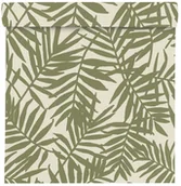 Tapety - Rasch Tapeta Liście 460209 kremowo-zielona winylowa na flizelinie - miniaturka - grafika 1