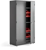 Pozostałe wyposażenie warsztatu - AJ Produkty Kompletna szafa narzędziowa, 1900x1020x500 mm, szary - miniaturka - grafika 1