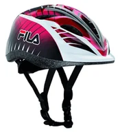 Kaski rowerowe - FILA FILA chłopięcy Junior Boy Helmet Black/Red 47 51 - miniaturka - grafika 1