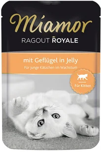 Miamor Ragout Royale Kitten z Drobiem Saszetka 100g 3140 - Mokra karma dla kotów - miniaturka - grafika 4