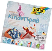 Podobrazia, bloki, papiery - Folia składane papierowe arkusze ozdobne do Origami o gramaturze 80 g/m2, 50 arkuszy posortowanych w 5 motywach., 15 x 15 cm 494/1515 - miniaturka - grafika 1