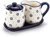 Cukiernice - Tadar Cukiernica I Mlecznik Ceramiczne Folklor Kółka Kremowy 300 Ml Wh - miniaturka - grafika 1