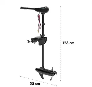Waldbeck Waldbeck Barracuda 50 silnik elektryczny zewnętrzny zaburtowy 50lbs/564W 12V śmigło 3-łopatkowe WTR2-Barracuda 50 - Silniki spalinowe - miniaturka - grafika 11