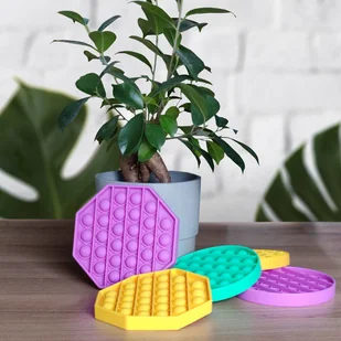 PUSH BUBBLE POP IT Zabawka Sensoryczna AntyStres antystresowa 1004880 - Zabawki zręcznościowe - miniaturka - grafika 24