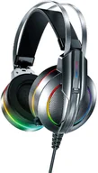 Słuchawki - WK Design M9 szare RGB - miniaturka - grafika 1
