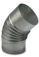 Akcesoria grzewcze - TROTEC Rura spalinowa, luk 90°, 150 mm - miniaturka - grafika 1