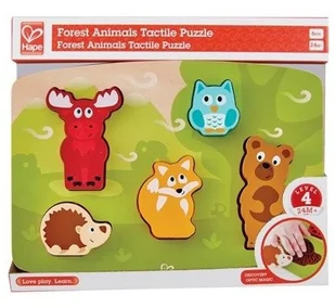 Hape układanka dotykowa Las - Układanki dla dzieci - miniaturka - grafika 3