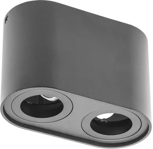 GTV OPR.sufitowa tuba okrągła GU10 2X ruchoma CZARNA SENSO DUO podwójna aluminium IP20 (20) [OH36 CHLOE SENSA] - Lampy pozostałe - miniaturka - grafika 3