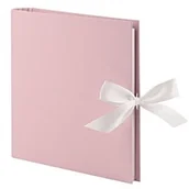 Albumy fotograficzne - Rössler Graphics 13161150006 album na zdjęcia, z zapięciem na kokardkę, 50 stron, kolor różowy 13161150006 - miniaturka - grafika 1