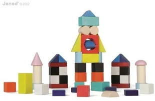 Janod KLOCKI Kubix 50 sztuk, J08060 - Klocki - miniaturka - grafika 2