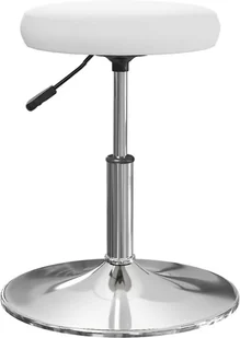 vidaXL Lumarko Stołki barowe, 2 szt., białe, sztuczna skóra 333077 - Krzesła - miniaturka - grafika 4