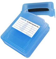 Obudowy i kieszenie na dyski twarde - Logilink etui plastikowe do dysku 2,5" x2 - miniaturka - grafika 1