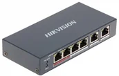 Switche - HIKVISION Switch PoE 6-portowy DS-3E0106P-E/M DS-3E0106P-E/M - miniaturka - grafika 1