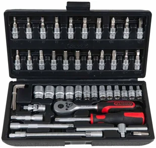 KS Tools CLASSIC 48-częściowy zestaw kluczy, nasadek i bitów, 917.0648 - Śrubokręty - miniaturka - grafika 2