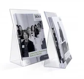 Artykuły biurowe - Durable hunke i jarzmem dom ekspozytor stołowy/dozownik na prospekty, z jednej strony, przezroczysty PS, 210 X 300 MM (szer. x wys.) 859419 - miniaturka - grafika 1