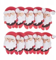 Zabawki kreatywne - Naklejki 3D z pianki 10szt Mikołaje - miniaturka - grafika 1