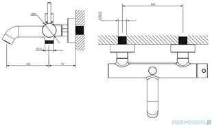 Omnires Y1230CR - Baterie wannowe i prysznicowe - miniaturka - grafika 2