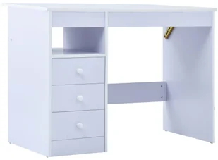 vidaXL Biurko dla dzieci z odchylanym blatem, białe vidaXL - Biurka dla dzieci - miniaturka - grafika 3