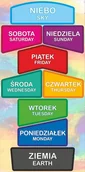 Pomoce naukowe - Dni tygodnia - podłogowa gra ZP004 - miniaturka - grafika 1