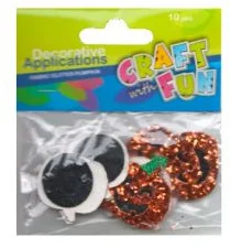 CF Ozdoba dek materiał Dynia 10szt - Zabawki kreatywne - miniaturka - grafika 2