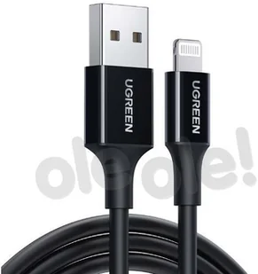 UGREEN Kabel USB do Lightning US155 MFi 2m czarny) - Kable USB - miniaturka - grafika 2