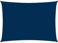 Parasole ogrodowe - vidaXL Prostokątny żagiel ogrodowy, tkanina Oxford, 6x8 m, niebieski vidaXL - miniaturka - grafika 1