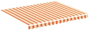 VidaXL Lumarko Zapasowa tkanina na markizę, żółto-pomarańczowa, 3x2,5 m 312015 VidaXL - Markizy - miniaturka - grafika 2