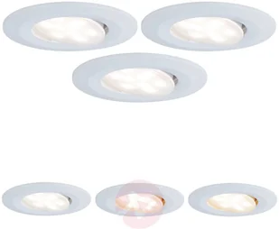 Paulmann spot wpuszczany LED Calla biały 3 szt. - Oprawy, klosze i abażury - miniaturka - grafika 2