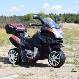 Super-Toys s Nowy motor,motorek B/ ST-C051 GB-C051-SREBRNY - Pojazdy elektryczne dla dzieci - miniaturka - grafika 17