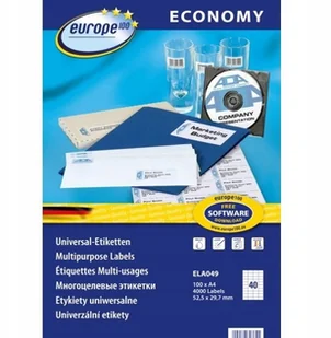 Avery Etykiety uniwersalne Zweckform economy A4 - Papier do drukarek - miniaturka - grafika 2