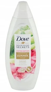 Dove Sekret pielęgnacyjny żel pod prysznic orzeźwiający lato Ritual Limited Edition z aloesem i wodą różaną, 250 ml - Kosmetyki do kąpieli - miniaturka - grafika 2