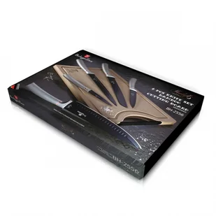 Berlingerhaus Lumarko Zestaw 5 noży kuchennych z deską bh-2556 BH-2556 Kinghoff - Noże kuchenne - miniaturka - grafika 3