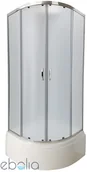 Kabiny prysznicowe - Durasan półokrągła WK 80 Creepy z wysokim brodzikiem Parma WK 80 Creepy - miniaturka - grafika 1