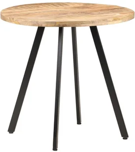 vidaXL Stół jadalniany, 80 cm, surowe drewno mango 320483 - Stoły - miniaturka - grafika 8