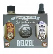 Szampony do włosów - Reuzel Try Me Kit Extreme Szampon Pomada Spray - miniaturka - grafika 1