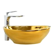 Umywalki - Rea Sofia Gold U9015 - miniaturka - grafika 1