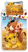 Pościel dla dzieci - Jerry Fabrics Dziecięca pościel bawełniana Król Lew, 140 x 200 cm, 70 x 90 cm - miniaturka - grafika 1