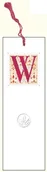 Zakładki do książek - DaVinci Zakładka do książki z anagramem Litera W - miniaturka - grafika 1